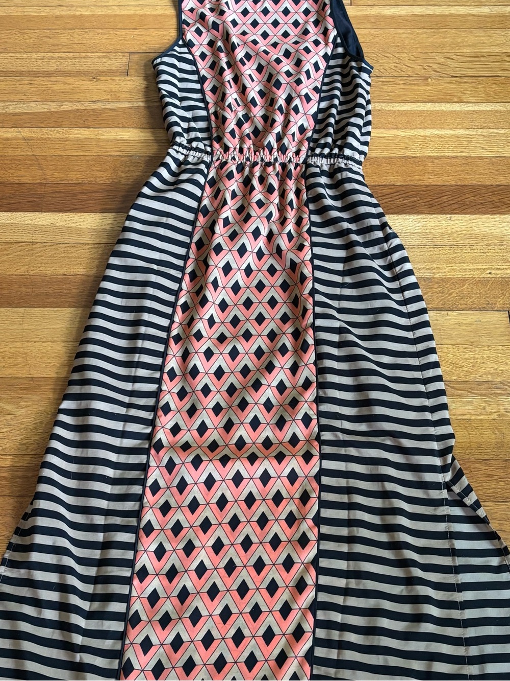 THML Maxi Dress waist tie sleeveless - Picture 7 of 8